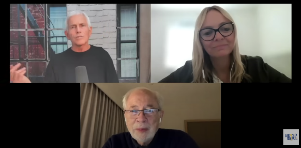 Curiosity Invited podcast interview preview - David Bryan, Marnie Dobson & Peter Schnall